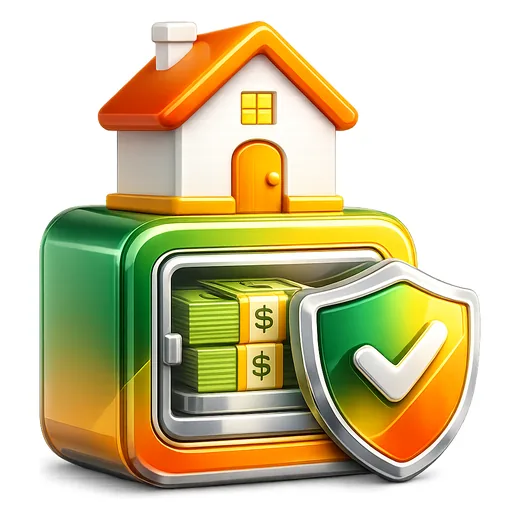 A house sitting on a locked safe — funds held in licensed Utah escrow